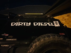 Dirty Diesel Window Banner