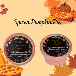 Spiced Pumpkin Pie Foaming Sugar Scrub - 200ml