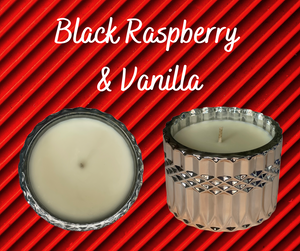 Rose Gold Venus Soy Wax candle fragranced with Black Raspberry & Vanilla