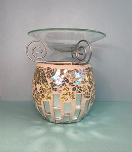 Silver Mirror Oil & Wax Burner