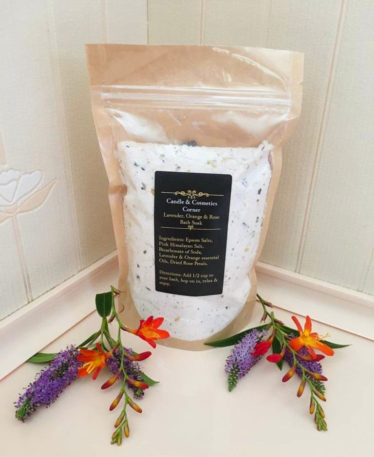 Lavender, Orange & Rose Bath Soak