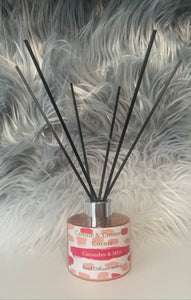 Cucumber & Mint Luxury Rose Gold Glass Reed Diffuser