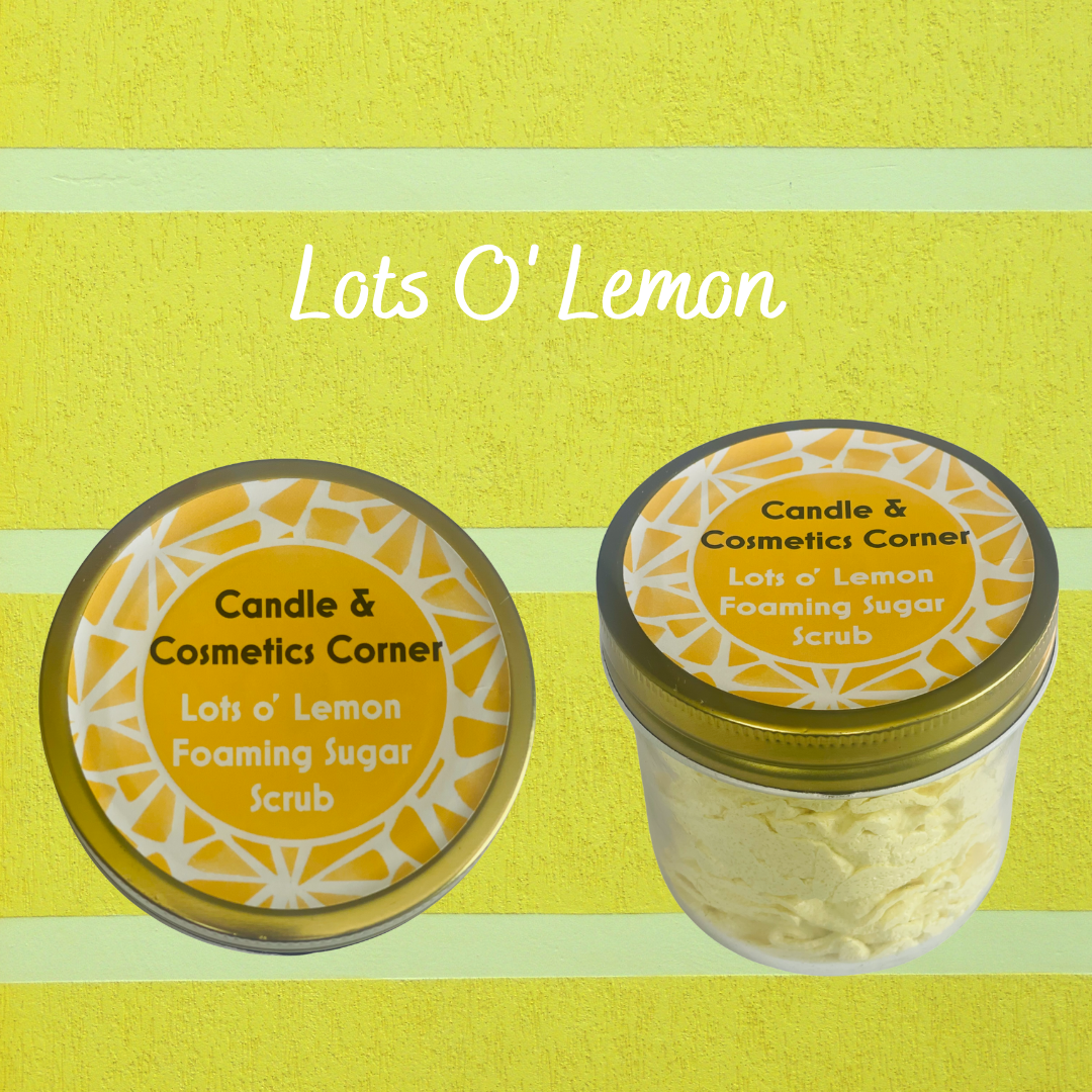 Lot's O Lemon Foaming Sugar Scrub - 300ml