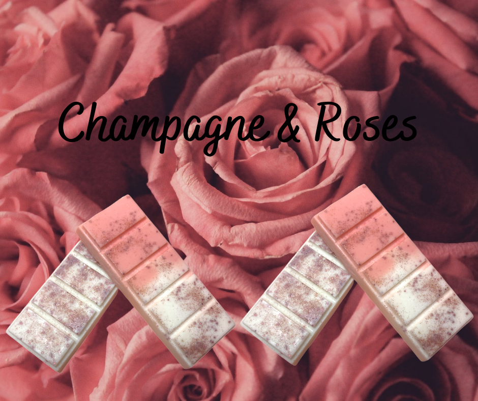 Champagne & Roses Snap Bar Wax Melts