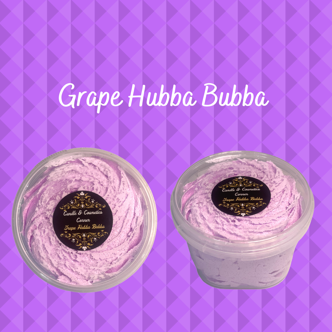 Grape Hubba Bubba Foaming Sugar Scrub - 200ml