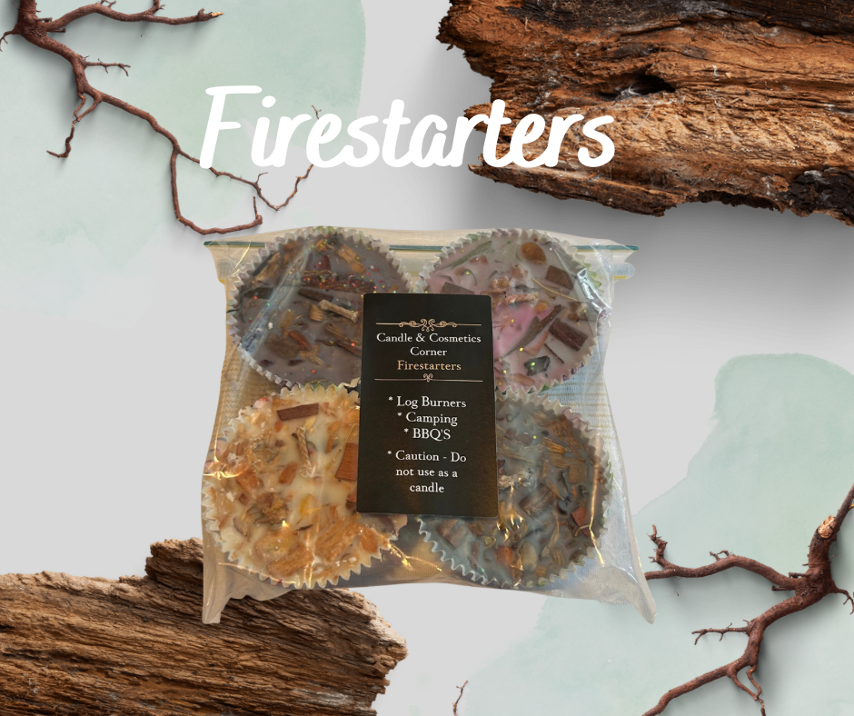 Wax Fire Starters - 4 pack