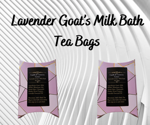 Lavender Goat's Milk Bath Tea Bags